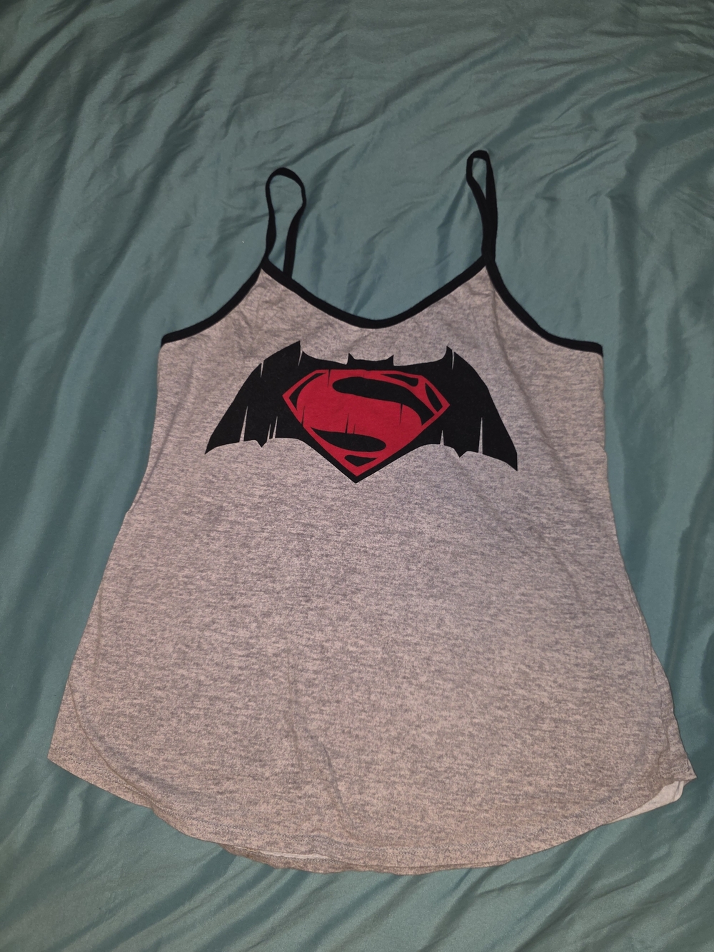 Batman V Superman Spaghetti Strap Tank Top